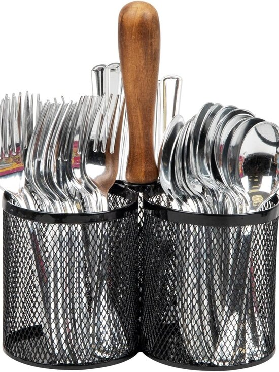 Other - Utensil Holder, Silverware Organizer, Caddy, Cutlery Holder, Kitchen, Metal Mesh